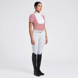 Cavalleria Toscana FW'24 CT Pleated Bib Jersey S/S Competition Shirt Women