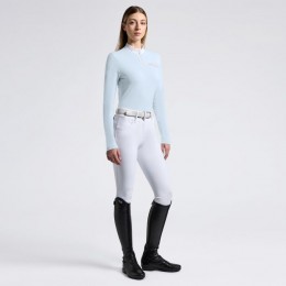 Cavalleria Toscana SS25 CT L/S Embroidery Logo Competition Shirt Women