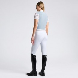 Cavalleria Toscana SS25 CT Perforated Jacquard and Jersey S/S Competition Shirt Women