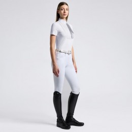Cavalleria Toscana SS25 CT Pleated Bib Jersey S/S Competition Shirt Women