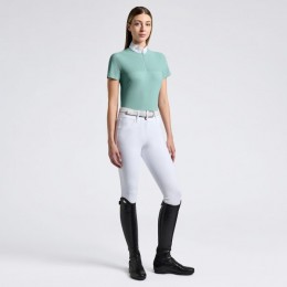 Cavalleria Toscana SS25 CT Perforated Jersey Inserts S/S Competition Shirt Women