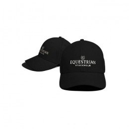 Equestrian Stockholm SS'24 Modern Breeze Cap Black White