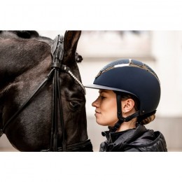 Kask Star Lady Chrome 2.0 Navy-Silver Crystals Passage Crystal Shade