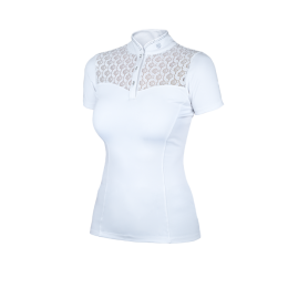 Equestrian Stockholm Competition Shirt Crystal Champion Top White