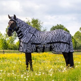 MASTER Zebra Fly Rug with detachable neck