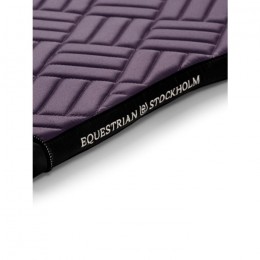 Equestrian Stockholm FW25 Dark Violet Modern Jumping Saddle Pad