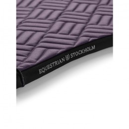 Equestrian Stockholm FW25 Dark Violet Modern Dressage Saddle Pad