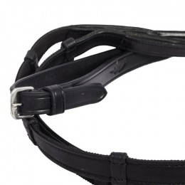 Dyon 5/8" Hunter Reins With 7 Leather Loops (Without Stopper) Round Sewn