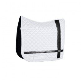 Equestrian Stockholm Dressage saddle pad No Boundaries White
