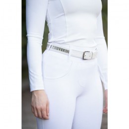 Equestrian Stockholm SS'24 Modern Breeze Contest Belt White