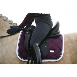 Equestrian Stockholm FW'20 Dressage saddlepad Purple White Edge