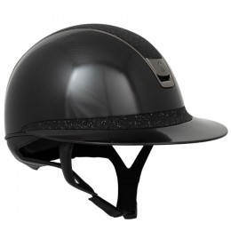 Samshield 2.0 Miss Shield Glossy Black Crystal Fabric Top Frontalband