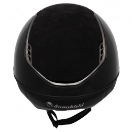 Samshield 2.0 Miss Shield Zwart Glossy Alcantara Top Frontalband