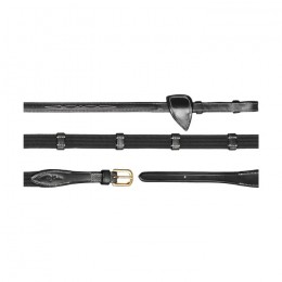 Dyon 5/8 Web Reins With 9 Leather Loops D Collection