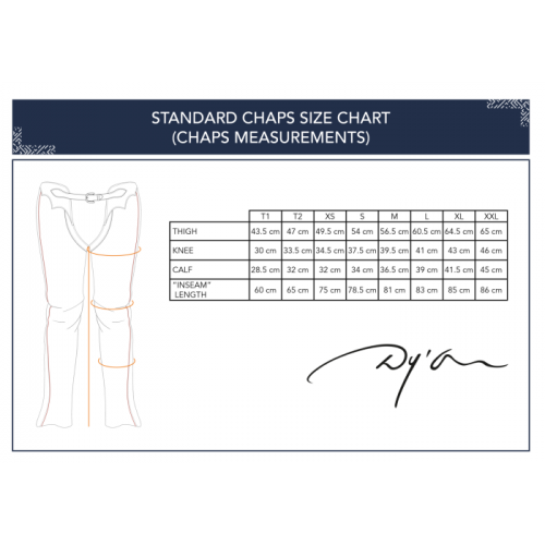 Dyon Leather Long Chaps