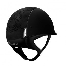 Samshield shadowmatt Flower embroidery zwart