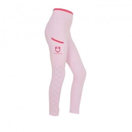 Equestro SS25 Kids Hybrid Riding Tights Peforated