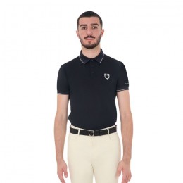 Equestro SS25 Men's Training Polo Contrast