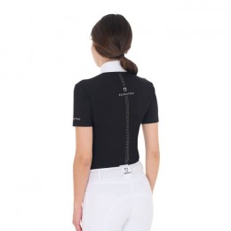 Equestro SS25 Competition Shirt Rhinestones Women