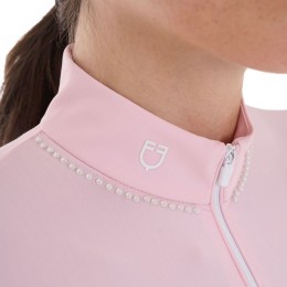 Equestro SS25 Training shirt Pearl Dames