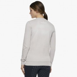 Cavalleria Toscana SS'22 Mini CT Flock Cotton Crew Neck Sweater Women