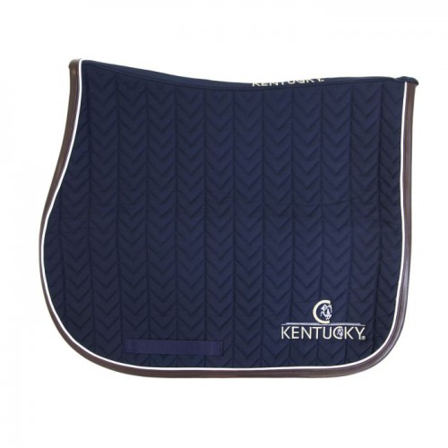 Kentucky Jumping Saddle Pad Fishbone Leather