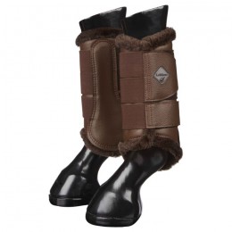 LeMieux fleece lined brushing boots