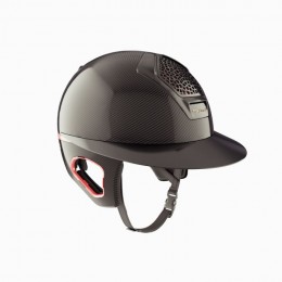 Freejump Voronoi Cap Carbon Glossy Rose Temple Protection