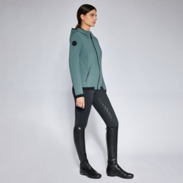 Cavalleria Toscana SS'24 CT Perforated Jersey Hooded Softshell Jacket Woman