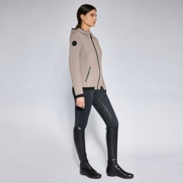 Cavalleria Toscana SS'24 CT Perforated Jersey Hooded Softshell Jacket Woman