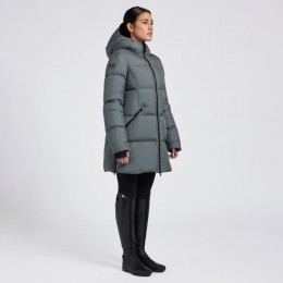 Cavalleria Toscana FW'24 CT Hooded Down Padded Long Nylon Parka Jacket Women