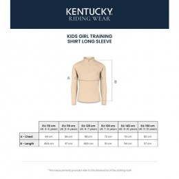 Kentucky Madrid Kids Girl Training Shirt Long Sleeve