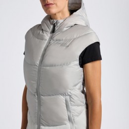 Cavalleria Toscana SS25 CT Hooded Down Padded Nylon Vest Women