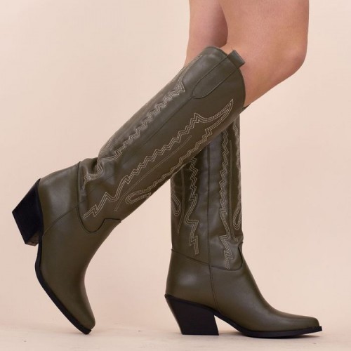 La Pintura Cowboy Boots High