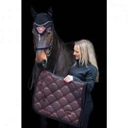 Equestrian Stockholm FW'22 Mahogany Glimmer fleece jacket