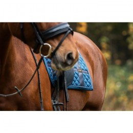 Equestrian Stockholm FW'21 Monaco Blue No Boundaries dressage saddlepad