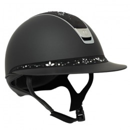 Samshield 2.0 Miss Shield Black Shadowmatt Flower Jewelry Top Frontalband Chrome Trim Blason