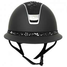 Samshield 2.0 Miss Shield Black Shadowmatt Flower Jewelry Top Frontalband Chrome Trim Blason