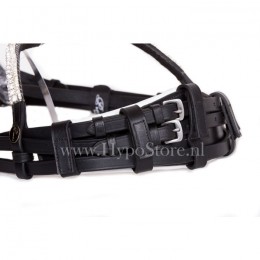 Premiera black / white leather headpiece padding