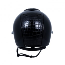 KEP Italia Cromo 2.0 Polish Black Cocco Front Rear Polo Klep Swarovski Frame Logo