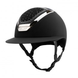 Kask Star Lady Chrome 2.0 Black-Silver Crystals In-Out Black Diamond