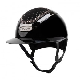 Kask Star Lady Pure Shine Chrome 2.0 Black Crystals In-Out Vintage Rose