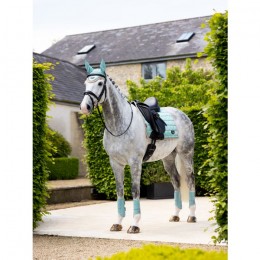 LeMieux SS25 saddlepad aqua loire dressage