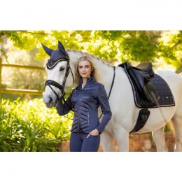 LeMieux SS25 Saddle Pad Loire Classic Dressage Dusk Blue