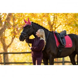LeMieux AW25 Loire Classic Dressage Saddle Pad Cranberry