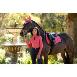 LeMieux AW25 Suede GP Saddle Pad Cranberry