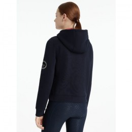 LeMieux AW25 Young Rider Hettie Hoodie with half zip Navy