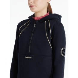 LeMieux AW25 Young Rider Hettie Hoodie with half zip Navy