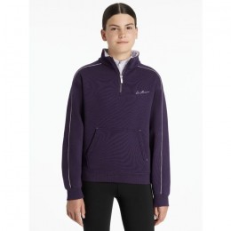 LeMieux AW25 Young Rider Kate Quarter Zip Sweat Juniper/Lilac