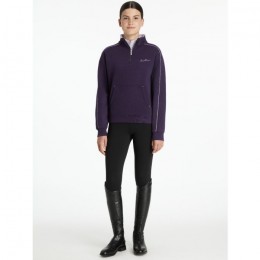 LeMieux AW25 Young Rider Kate Quarter Zip Sweat Juniper/Lilac